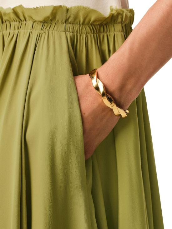 26SS 아미 미디 스커트 FDR650 WV0200A041 Beige - AMI