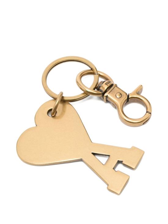 26SS 아미 하트 로고 키링 UKR906 369907 Grey - AMI