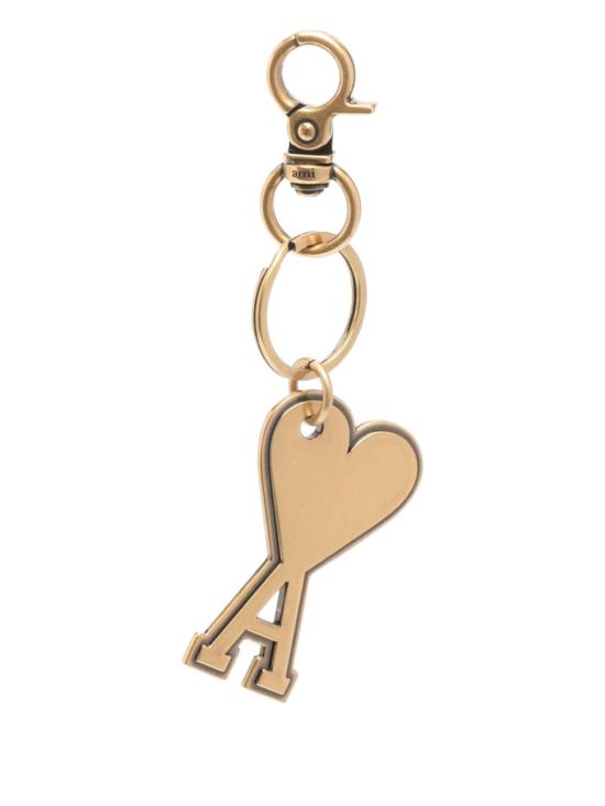 26SS 아미 하트 로고 키링 UKR906 369907 Grey - AMI