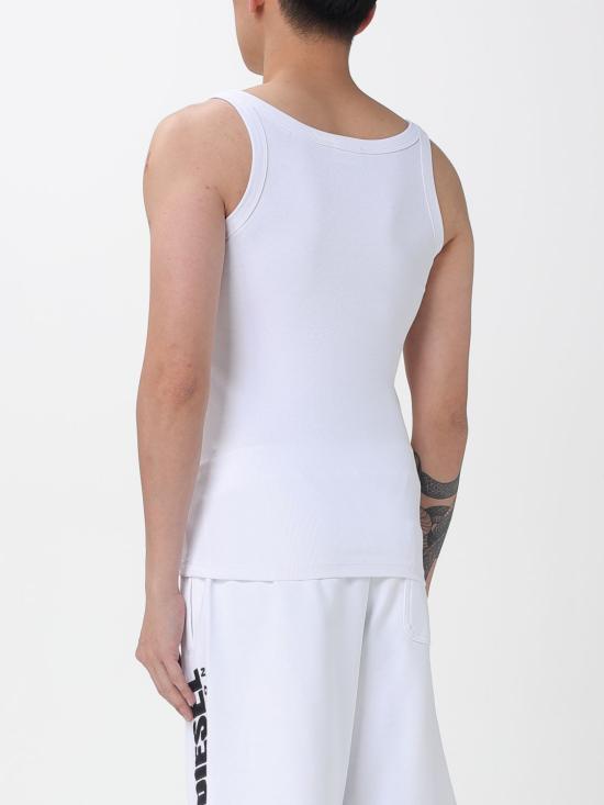 26SS 디젤 민소매 티셔츠 A200430EJAI100 WHITE DOM - DIESEL