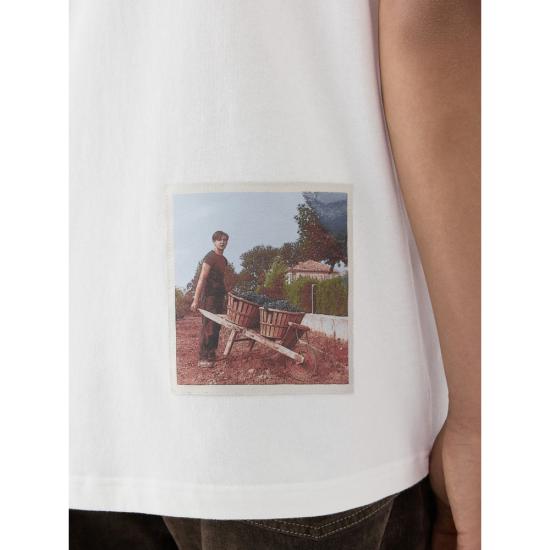 26SS 자크뮈스 페이장 쇼트 슬리브 티셔츠 TSM00595AJ00256 1NU WHITE DOM - JACQUEMUS