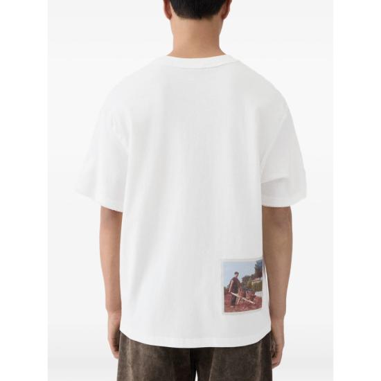 26SS 자크뮈스 페이장 쇼트 슬리브 티셔츠 TSM00595AJ00256 1NU WHITE DOM - JACQUEMUS