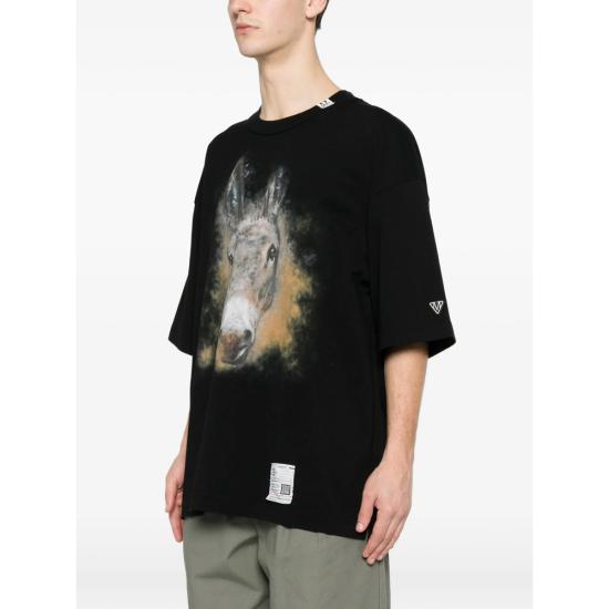 26SS 메종 미하라 야스히로 반팔 티셔츠 J16TS851BLACK DOM - MAISON MIHARA YASUHIRO