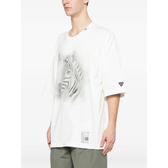 26SS 메종 미하라 야스히로 반팔 티셔츠 J16TS851WHITE DOM - MAISON MIHARA YASUHIRO