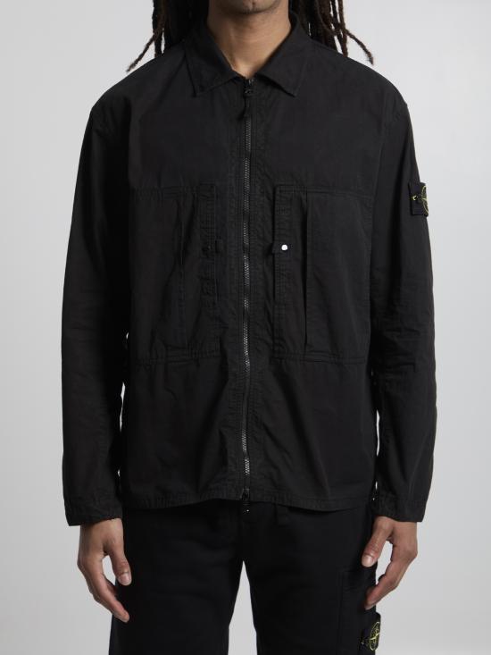 26SS 스톤 아일랜드 긴팔 셔츠 L1S151200005 BLACK