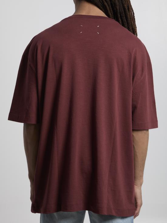 26SS 마르지엘라 반팔 티셔츠 S50GC0730 BORDEAUX - MAISON MARGIELA