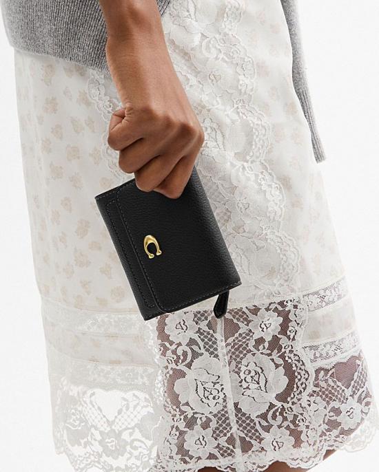 26SS 코치 반지갑 CAO13B4BK BLACK DOM - COACH