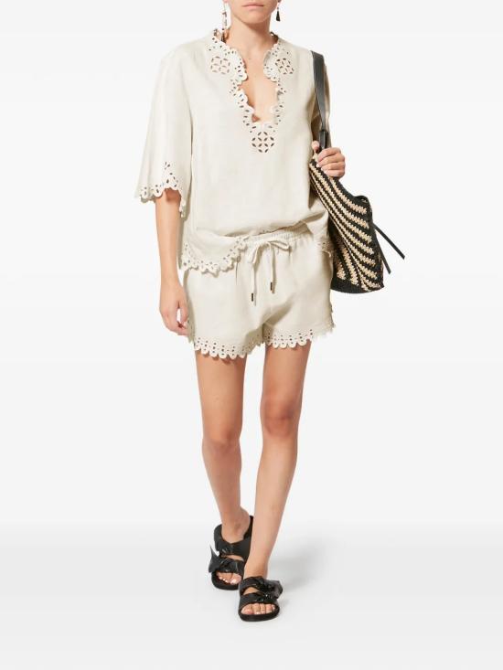 26SS 이자벨마랑에뚜왈 숏팬츠 SH0267FA D1J04E 20WH WHITE - ISABEL MARANT ETOILE