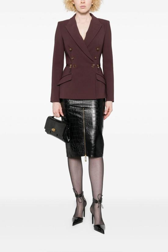 25FW 엘리자베타프랜치 자켓 GI 172 56E2 V690 burgundy - ELISABETTA FRANCHI