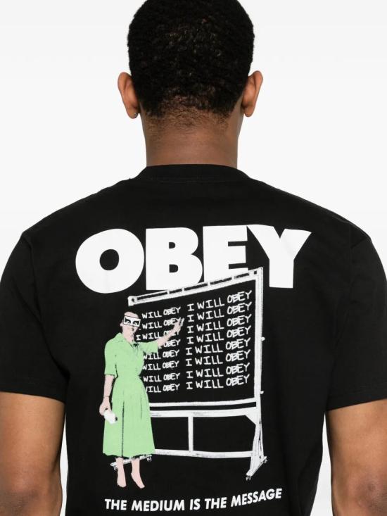 26SS 오베이 반팔 티셔츠 165264349 BLK BLACK - OBEY