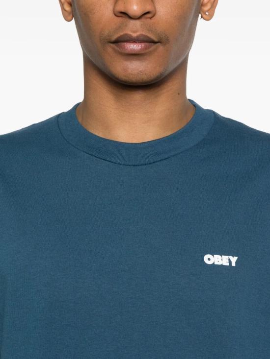26SS 오베이 반팔 티셔츠 165264328 HBU HARBOR BLUE - OBEY
