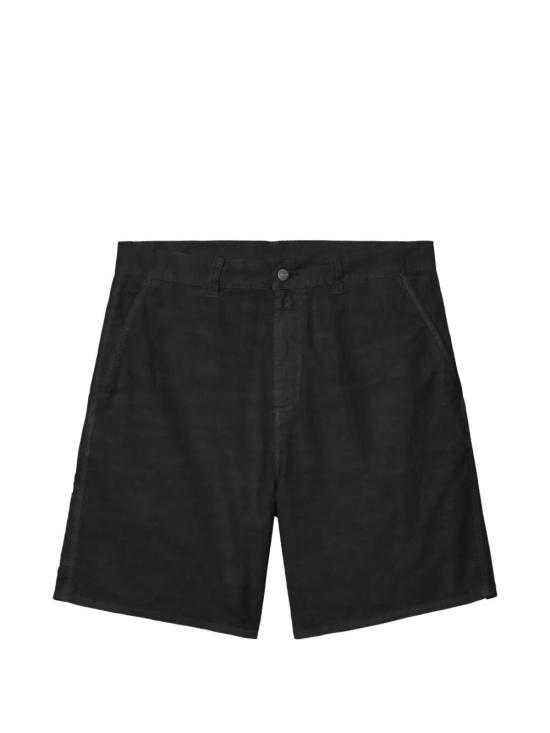 26SS 칼하트 WIP 월터 싱글 니 쇼츠 I036491 89GD BLACK