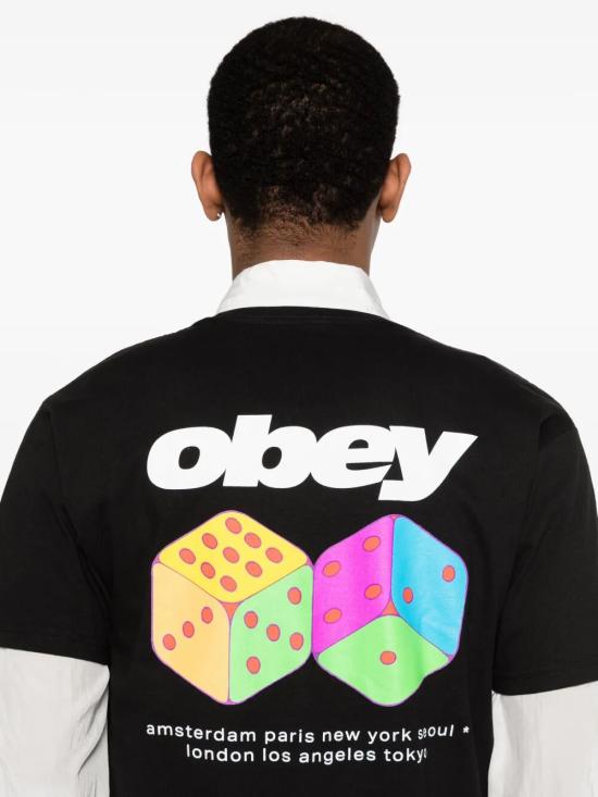 26SS 오베이 반팔 티셔츠 165264348 BLK BLACK - OBEY