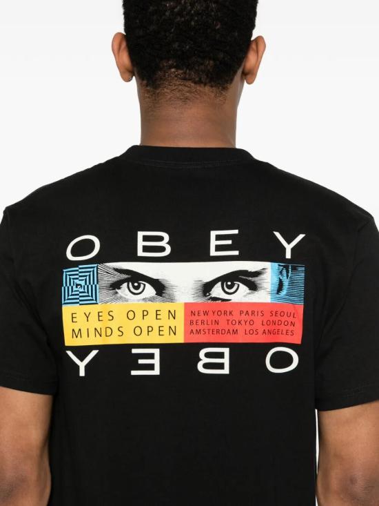 26SS 오베이 반팔 티셔츠 165264331 BLK BLACK - OBEY