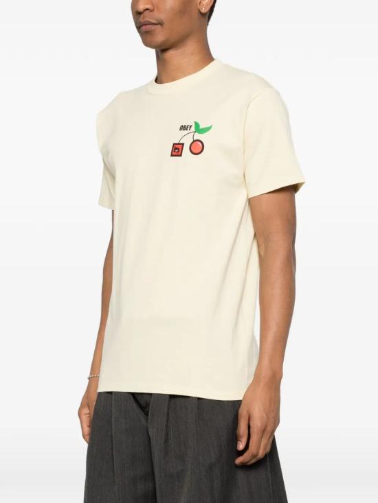 26SS 오베이 반팔 티셔츠 165264350 PLY PALE YELLOW - OBEY