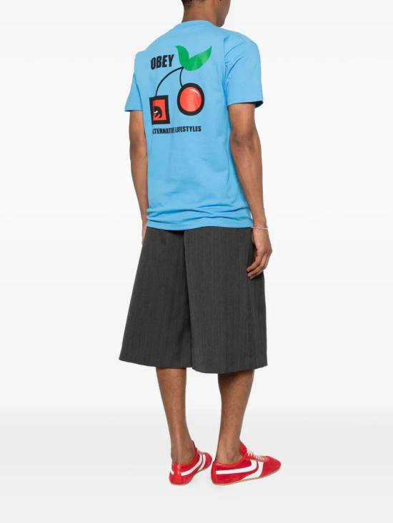 26SS 오베이 반팔 티셔츠 165264350 AZB AZURE BLUE - OBEY