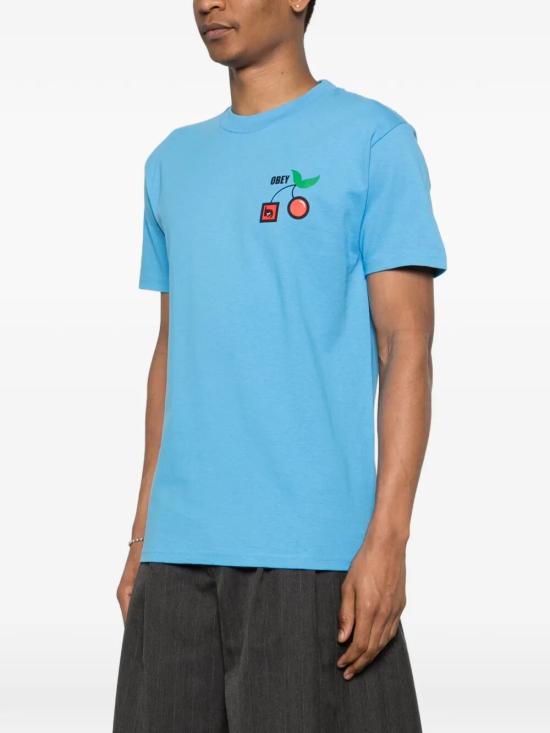 26SS 오베이 반팔 티셔츠 165264350 AZB AZURE BLUE - OBEY