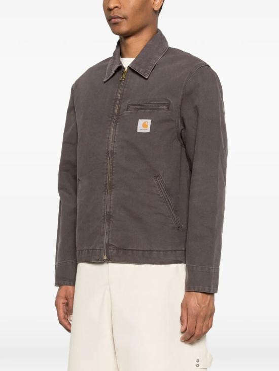 26SS 칼하트 WIP 스톤 캔버스 디트로이트 자켓 I034819 3MB4O SHALE SHALE - CARHARTT WIP