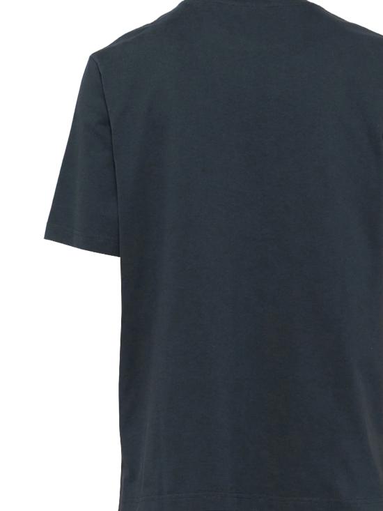 26SS 메종키츠네 핸드라이팅 컴포트 티셔츠 MM00126KJ7025 0414 CLASSIC NAVY WHITE - MAISON KITSUNE