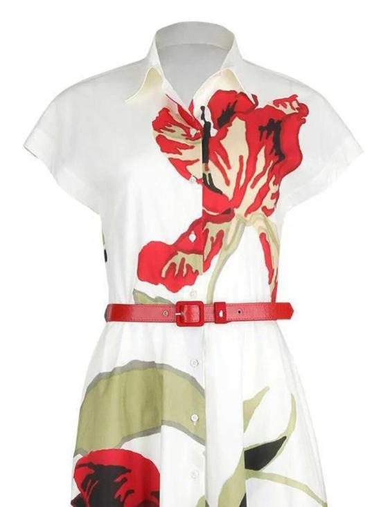 26SS 사라로카 미디 스커트 S1Q1535BSA11821263 Red - SARA ROKA