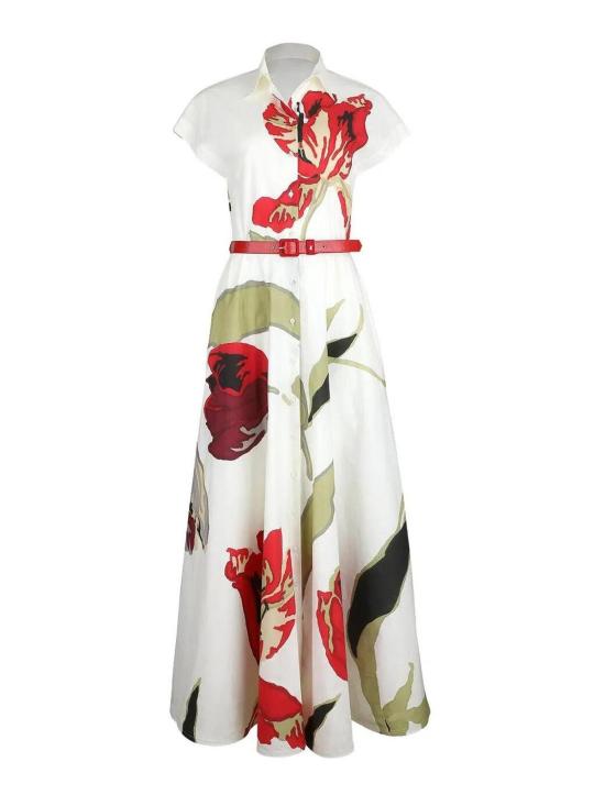 26SS 사라로카 미디 스커트 S1Q1535BSA11821263 Red