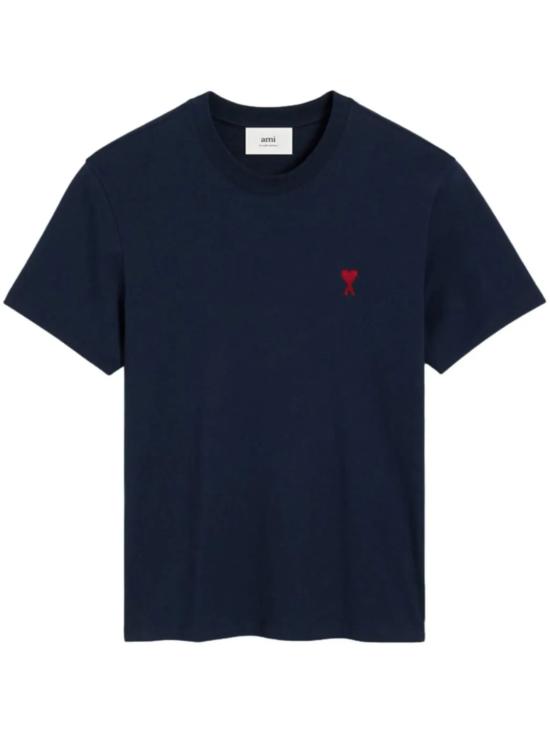 26SS 아미 반팔 티셔츠 BFUTS035 724430 Bleu nuit