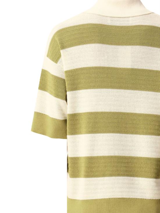 26SS 아미 반팔 티셔츠 FPL430 KN0153A041 BLANC CREME MATCHA - AMI