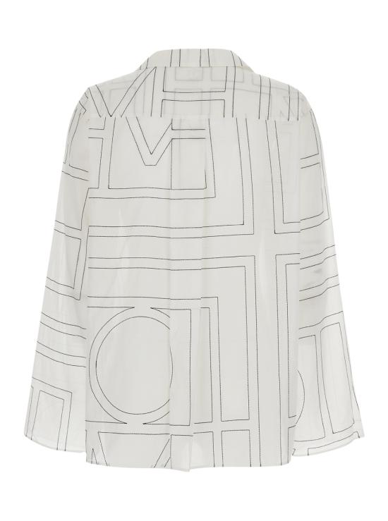 26SS 토템 블라우스/셔츠 243WRT976FB0239200 White - TOTEME