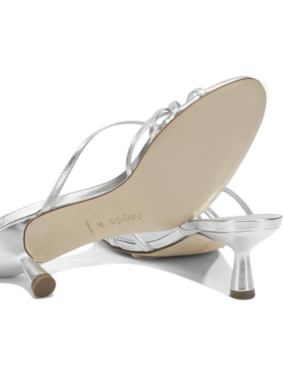 26SS 에이드 샌들 ABBYLAMINATED NAPPA LEATHERSILVER Silver - AEYDE