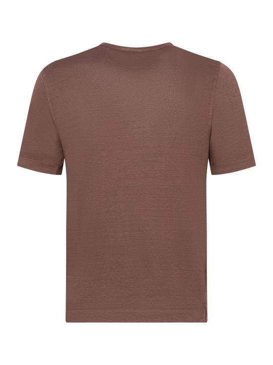 26SS 프랜지스 콜렉션 반팔 티셔츠 AU5360C 1009 Brown - FRANZESE COLLECTION