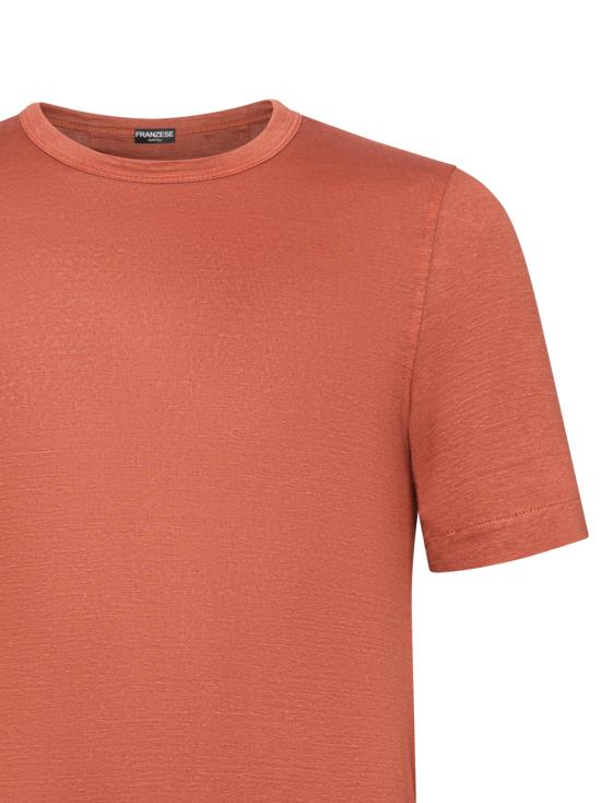 26SS 프랜지스 콜렉션 반팔 티셔츠 AU5360C 1011 Red - FRANZESE COLLECTION