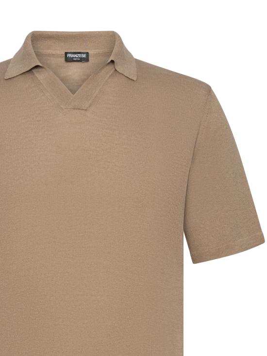 26SS 프랜지스 콜렉션 폴로 티셔츠 AU5093B 1018 Beige - FRANZESE COLLECTION
