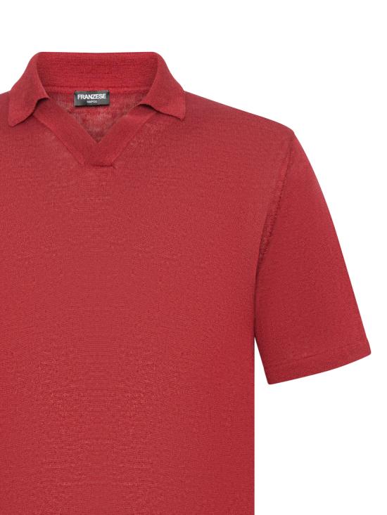 26SS 프랜지스 콜렉션 폴로 티셔츠 AU5093B 1005 Red - FRANZESE COLLECTION