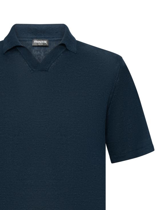 26SS 프랜지스 콜렉션 폴로 티셔츠 AU5093B 1001 Blue - FRANZESE COLLECTION