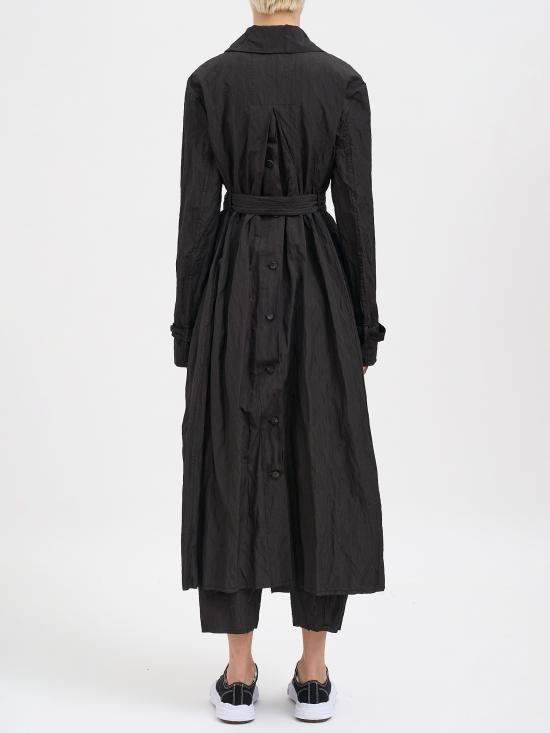 26SS 마스나다 트렌치 코트 N8020BLACK Black - MASNADA