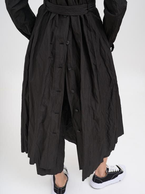 26SS 마스나다 트렌치 코트 N8020BLACK Black - MASNADA