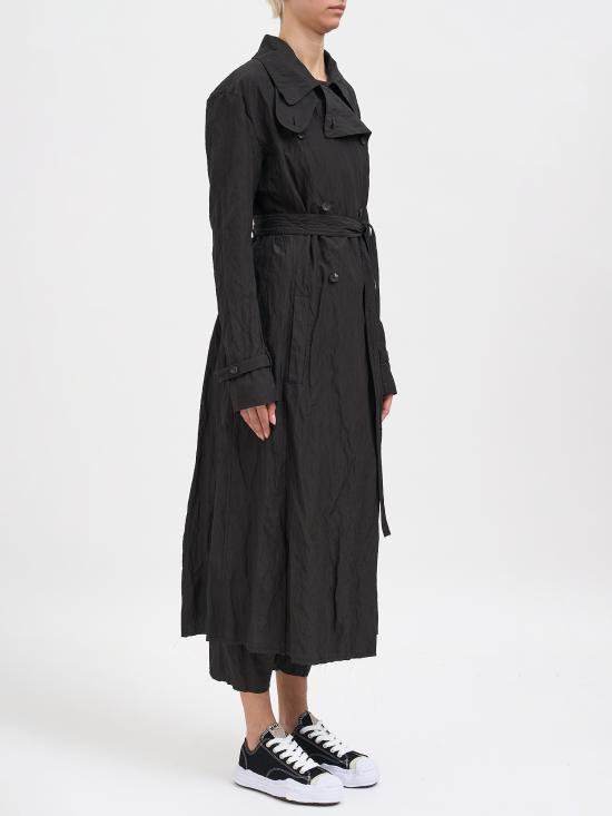 26SS 마스나다 트렌치 코트 N8020BLACK Black - MASNADA