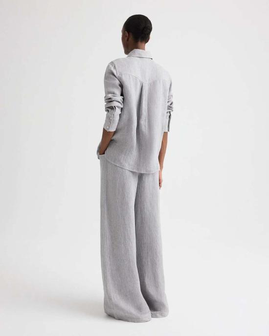  티더블유피 스트레이트 팬츠 Twp 딜런 팬츠 라이트 헤더 그레이 - TWP