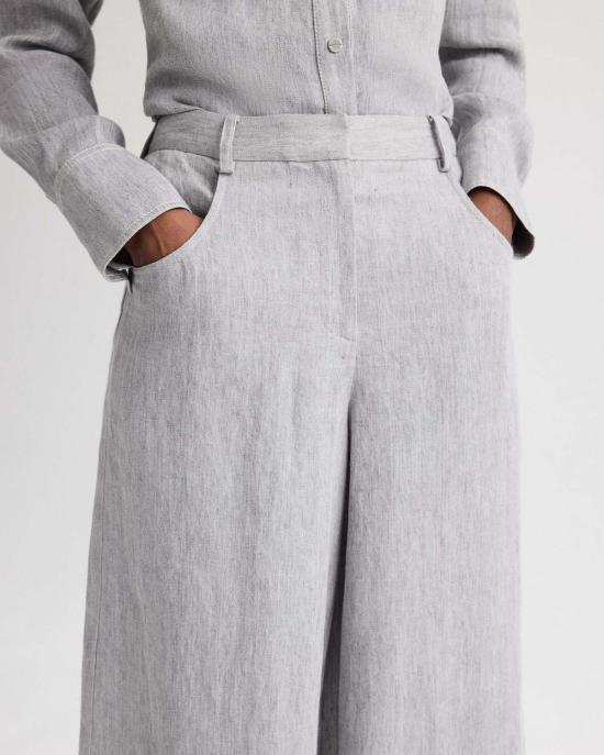  티더블유피 스트레이트 팬츠 Twp 딜런 팬츠 라이트 헤더 그레이 - TWP