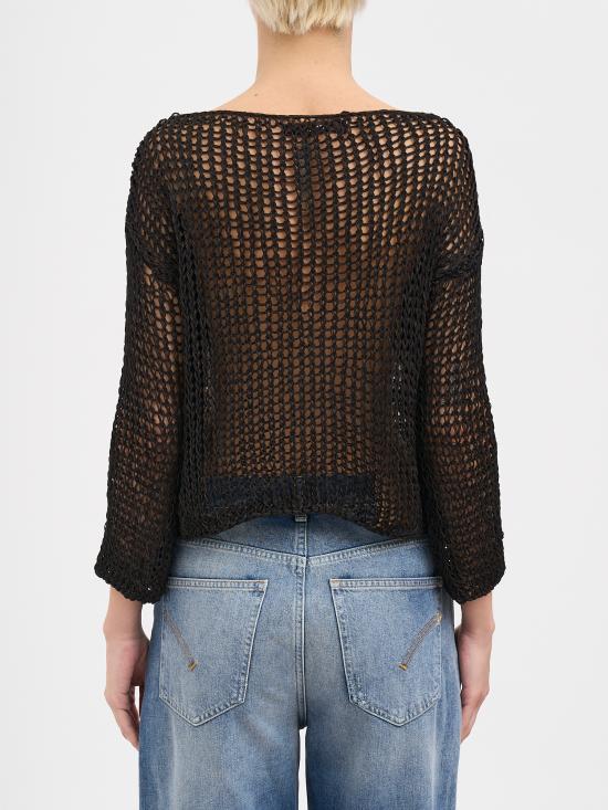 26SS 토탈리 오뜨 스웨터 N103NEROMARR Black - TOTALLY HAUTE