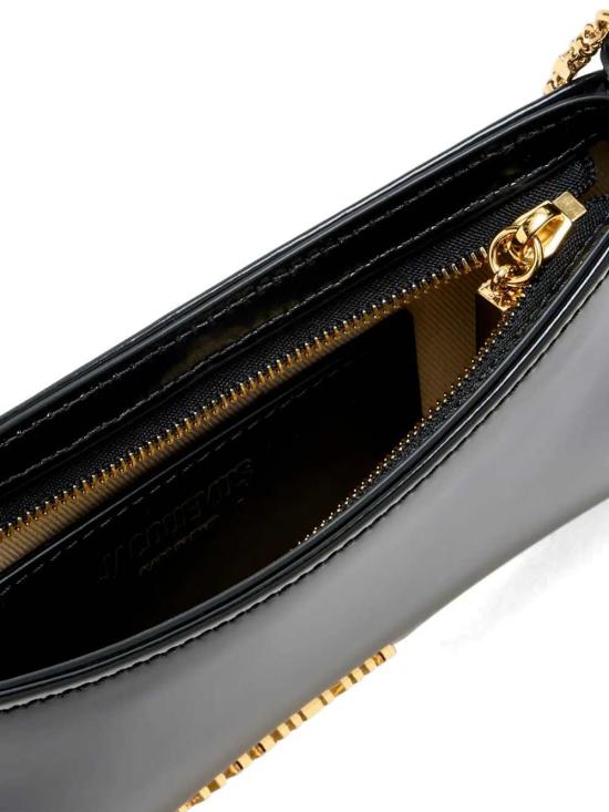 26SS 자크뮈스 쁘띠 비주 체인 숄더백 BAW00404BC18A01 BLACK 990 - JACQUEMUS