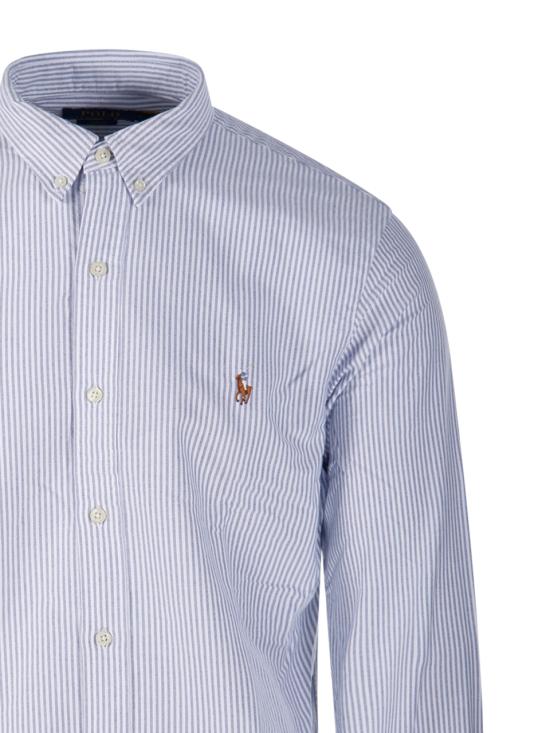 26SS 랄프 로렌 긴팔 셔츠 710B15649001 6636A NAVY WHITE - RALPH LAUREN