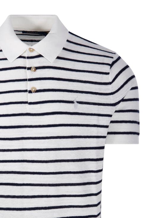 26SS 랄프 로렌 폴로 티셔츠 710B13894003 DECKWASH WHITE COMBO - RALPH LAUREN