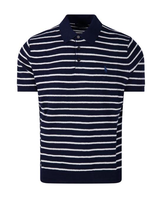 26SS 랄프 로렌 폴로 티셔츠 710B13894002 BRIGHT NAVY COMBO