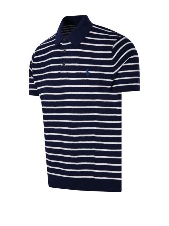 26SS 랄프 로렌 폴로 티셔츠 710B13894002 BRIGHT NAVY COMBO - RALPH LAUREN