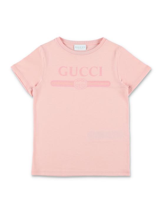 26SS [키즈] 구찌 티셔츠 547559 XJHO55967 Pink