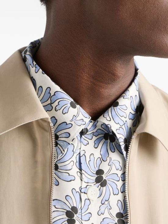 26SS 프라다 반팔 셔츠 UCS414SUMO19GU F0EL0 Avorio celeste - PRADA