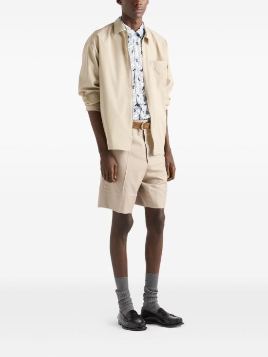 26SS 프라다 반팔 셔츠 UCS414SUMO19GU F0EL0 Avorio celeste - PRADA