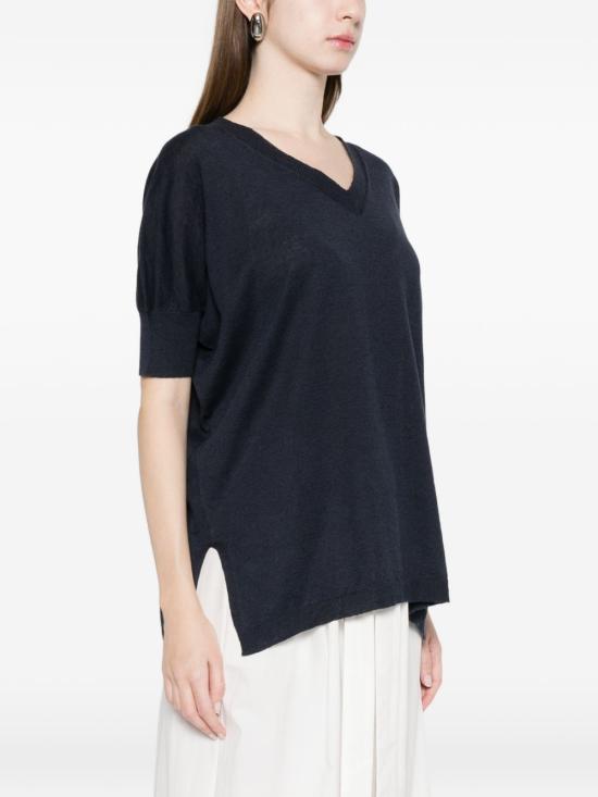 26SS 안네클레르 반팔 티셔츠 D1500 317852 Blue - ANNECLAIRE