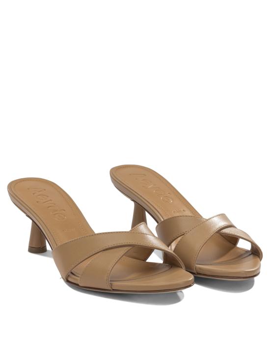 26SS 에이드 샌들 VERONAPPA LEATHERHAZELNUT Brown - AEYDE
